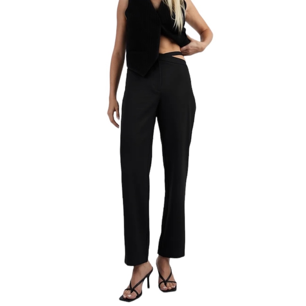 Oak + Fort Asymmetric Waist Pants - Picture 1 of 11